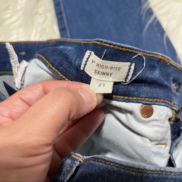 Madewell 9” High Rise Skinny Jeans Size 27 - Picture 5 of 7